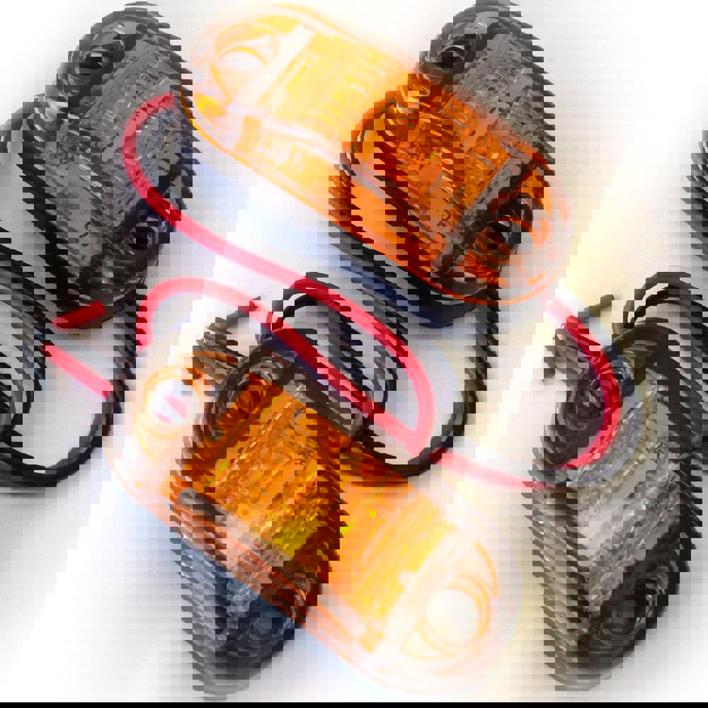 Side Marker Light Kits; Product Type: Truck and Trailer LED ; Length (Inch): 2-1/2 ; Color: Amber ; Voltage: 12V; 24V ; Description: Truck and Trailer LED 2.5 x 1